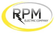 RPM-logo-WEB-2 Logo of RPM Electric Company with text "RPM Electric Company" and "Serving You Wired" inside an oval with a yellow and white gradient. A lightning bolt design is included in the letter "R”.